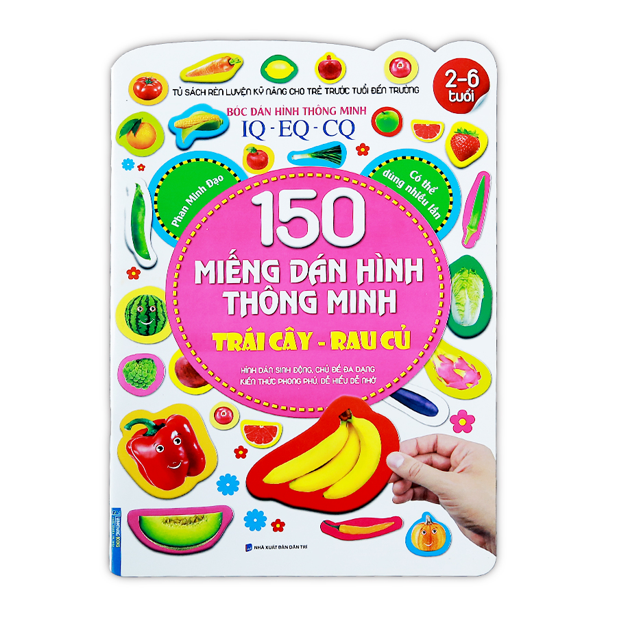 150 Miếng Dán Hình Thông Minh - Trái Cây Rau Củ
