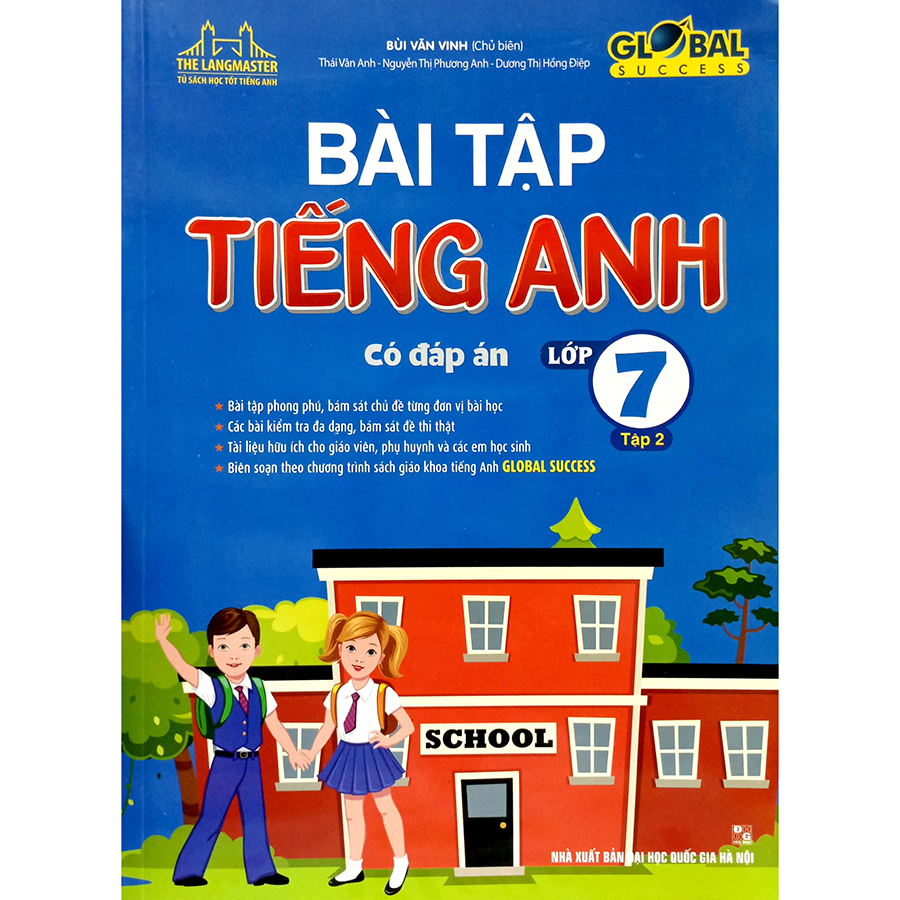 Bài Tập Tiếng Anh Lớp 7 Tập 2 Có Đáp Án