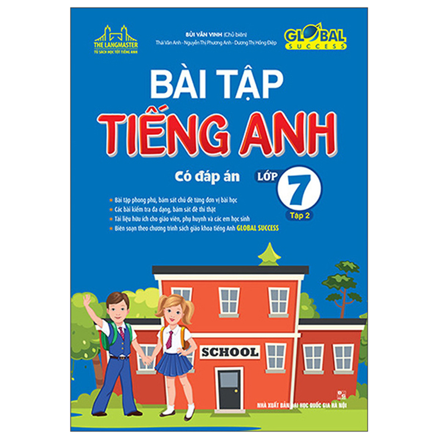 Bài Tập Tiếng Anh Lớp 7 Tập 2 Có Đáp Án