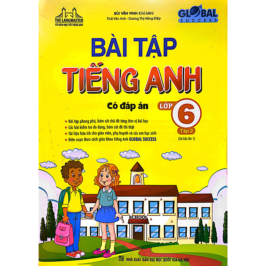 Bài Tập Tiếng Anh Lớp 6 Tập 2 Có Đáp Án Global Success
