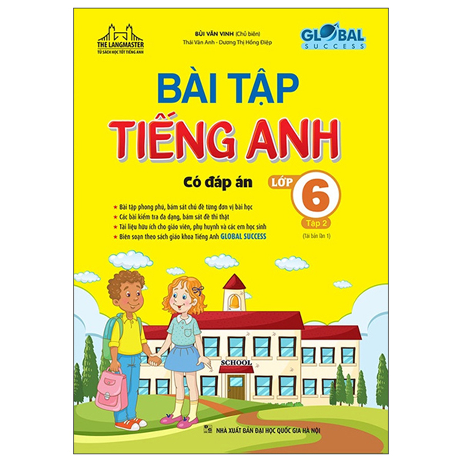 Bài Tập Tiếng Anh Lớp 6 Tập 2 Có Đáp Án Global Success