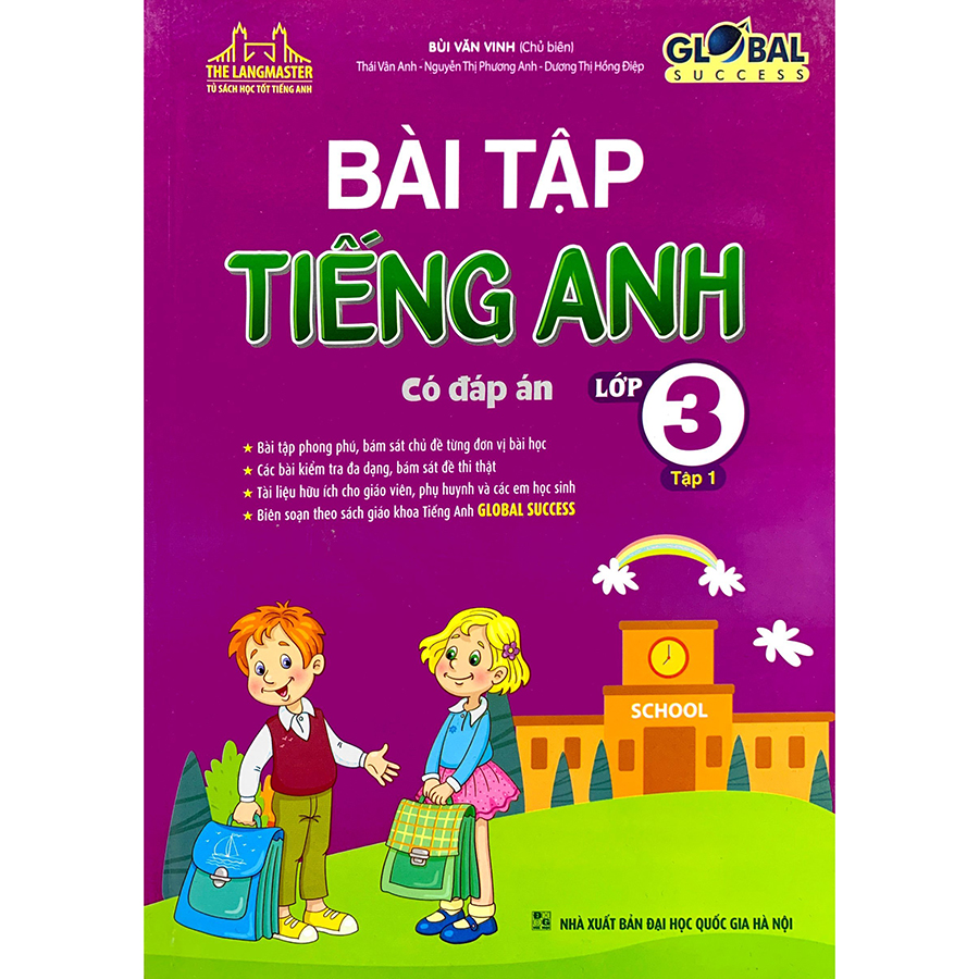 Bài Tập Tiếng Anh Lớp 3 Tập 1 Có Đáp Án Global Success