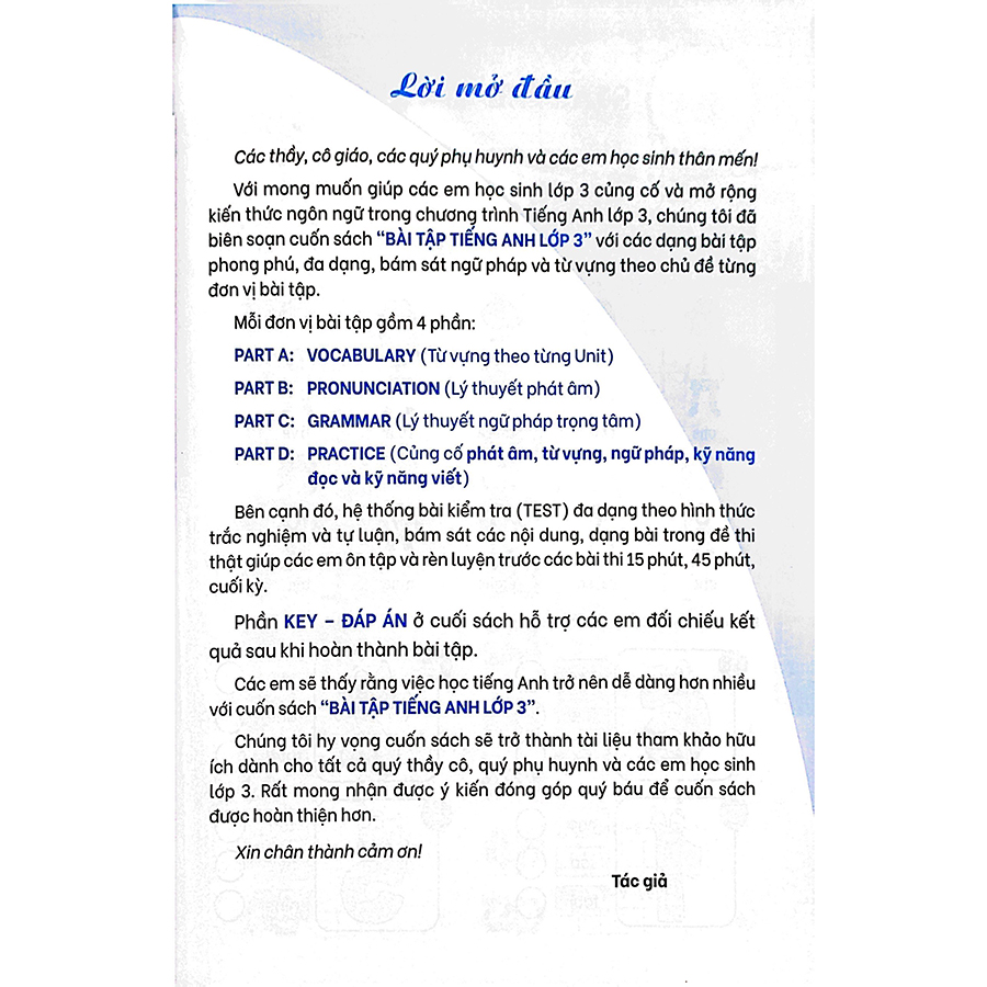 Bài Tập Tiếng Anh Lớp 3 Tập 1 Có Đáp Án Global Success