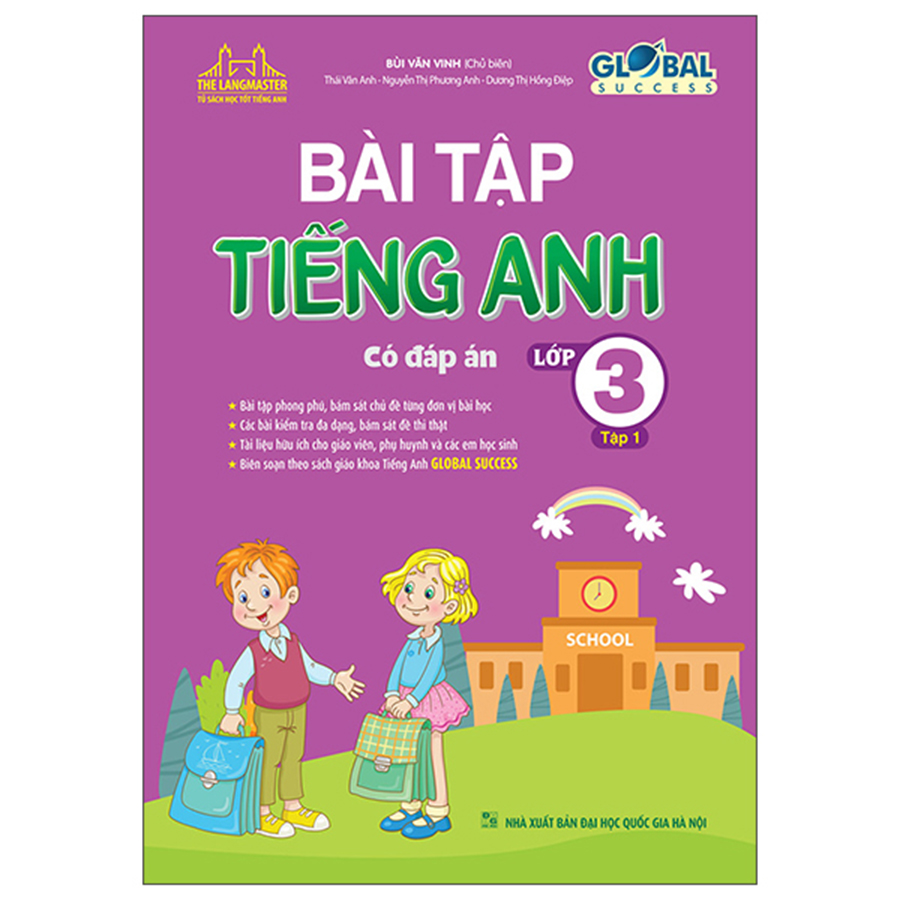 Bài Tập Tiếng Anh Lớp 3 Tập 1 Có Đáp Án Global Success