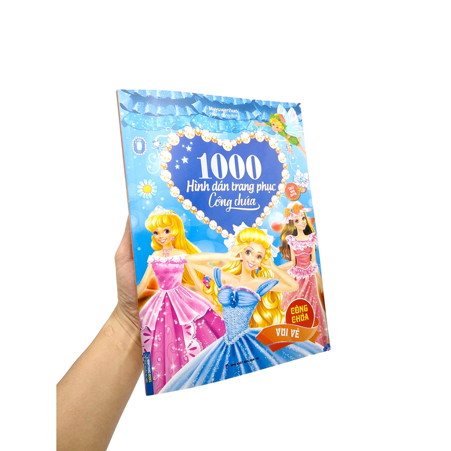 1000 Hình Dán Trang Phục Công Chúa - Công Chúa Vui Vẻ
