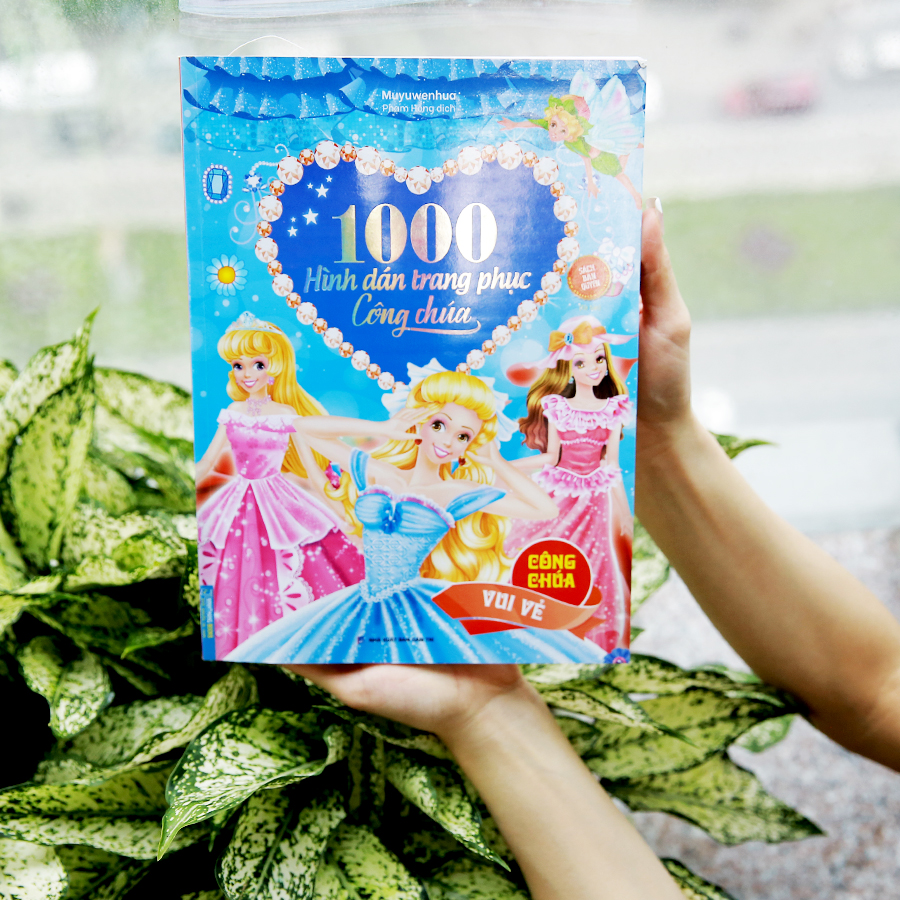 1000 Hình Dán Trang Phục Công Chúa - Công Chúa Vui Vẻ