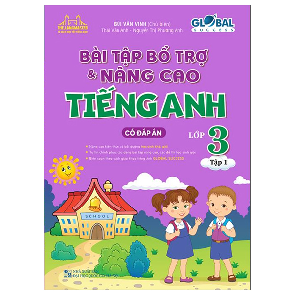 Bài Tập Bổ Trợ & Nâng Cao Tiếng Anh Lớp 3 Tập 1 Global Success (Có Đáp Án)
