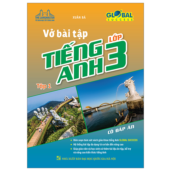 Vở Bài Tập Tiếng Anh Lớp 3 Tập 1 Global Success (Có Đáp Án)