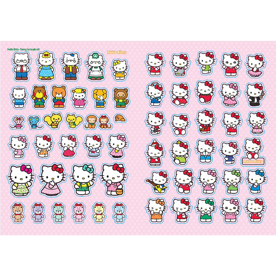 Bóc Dán Nhanh Tay - Nhận Ngay Kiến Thức - Hello Kitty - Tương Lai Tuyệt Vời