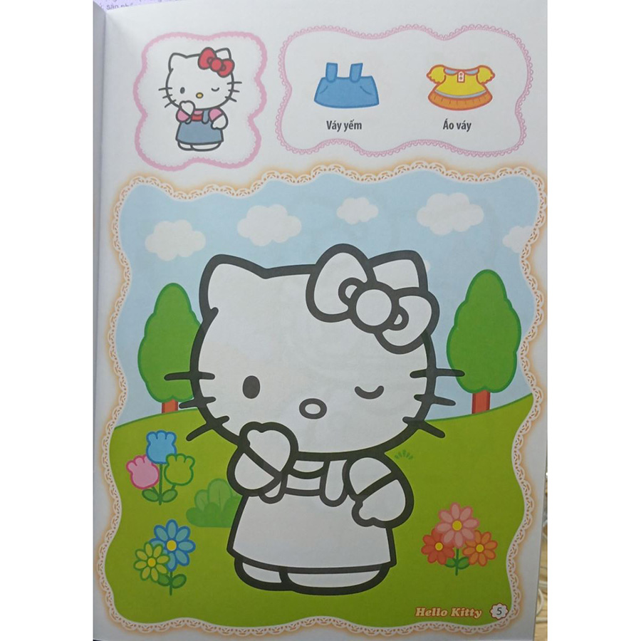 Bé Tô Màu Hello Kitty - Trang Phục Sành Điệu