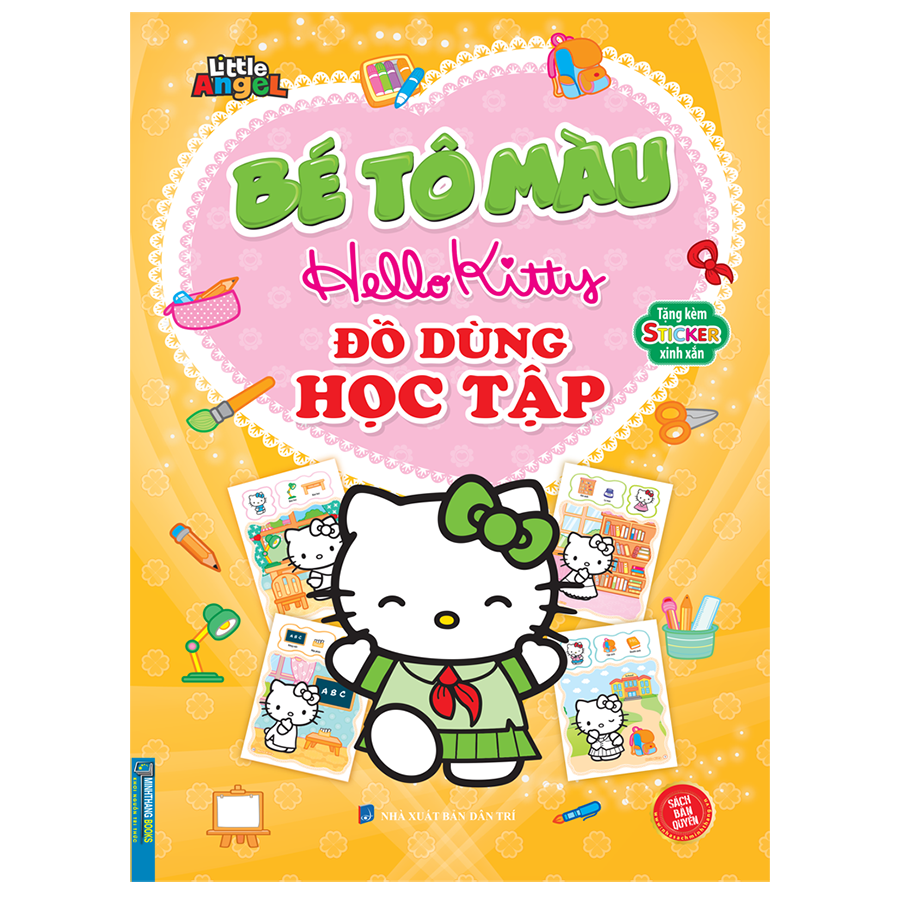 Bé Tô Màu Hello Kitty - Đồ Dùng Học Tập