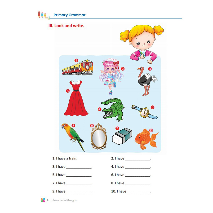 Ngữ Pháp Tiếng Anh Theo Chủ Đề Lớp 3 Tập 1 - Primary Grammar