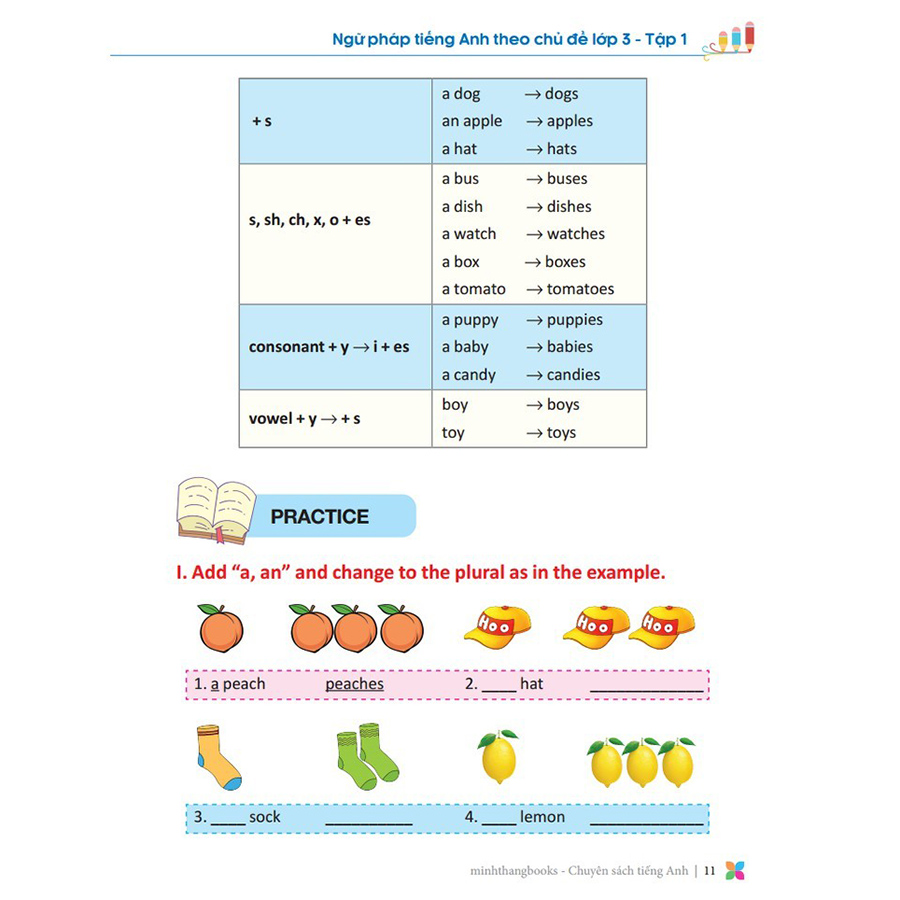 Ngữ Pháp Tiếng Anh Theo Chủ Đề Lớp 3 Tập 1 - Primary Grammar