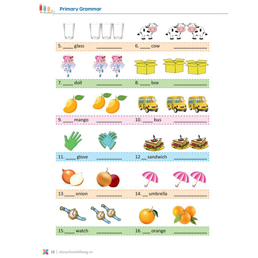 Ngữ Pháp Tiếng Anh Theo Chủ Đề Lớp 3 Tập 1 - Primary Grammar