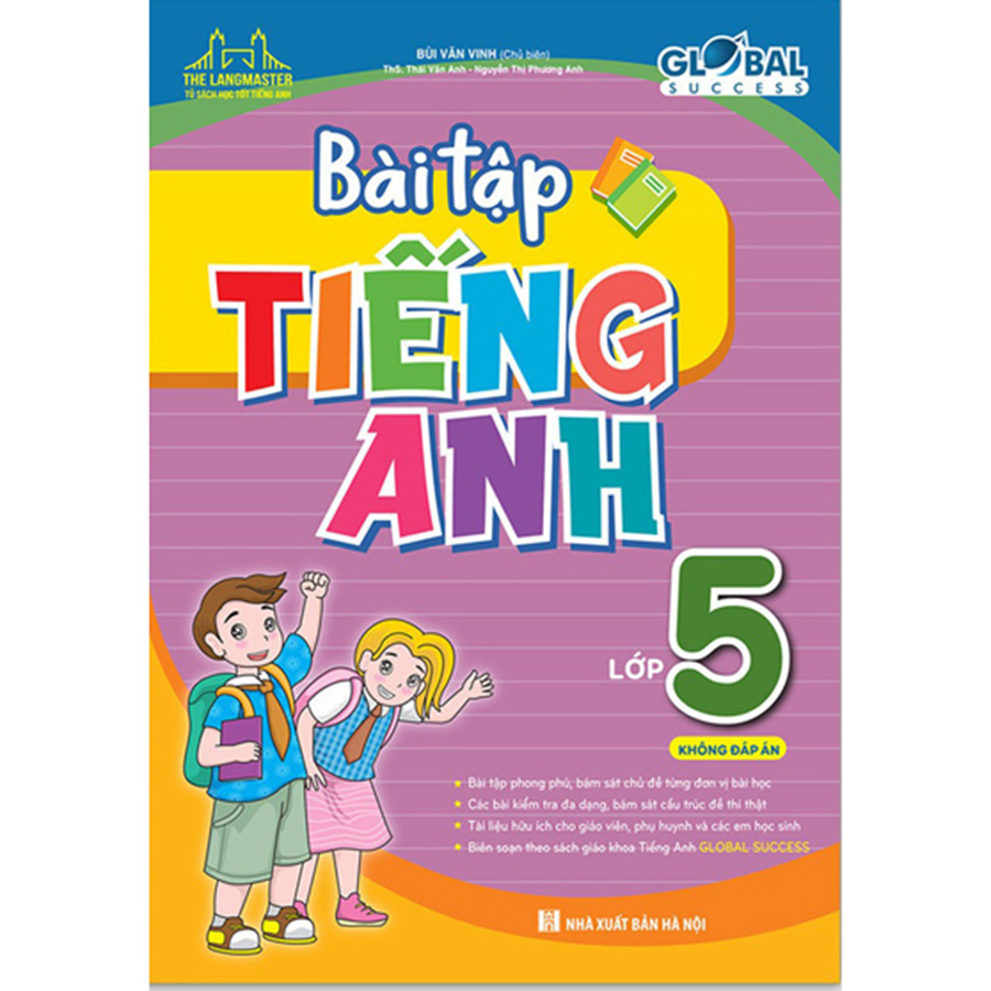 Bài Tập Tiếng Anh Lớp 5 - Global Success (Không Đáp Án)