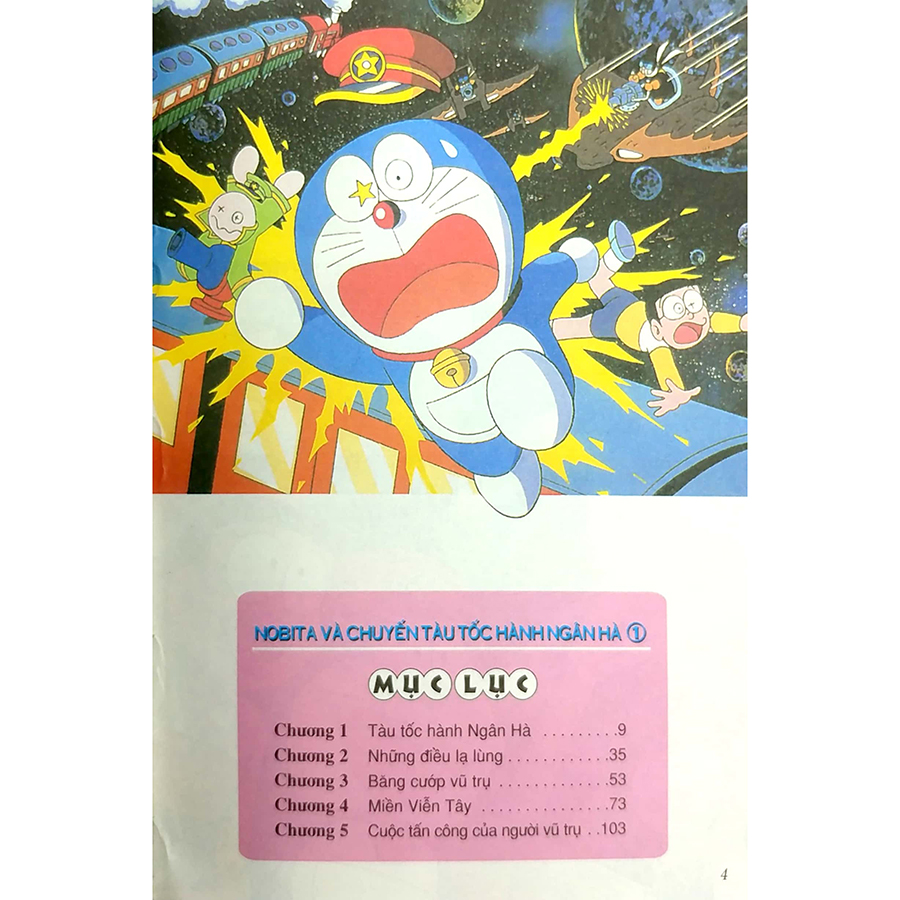 Doraemon Tranh Truyện Màu - Nobita Và Chuyến Tàu Tốc Hành Ngân Hà Tập 1