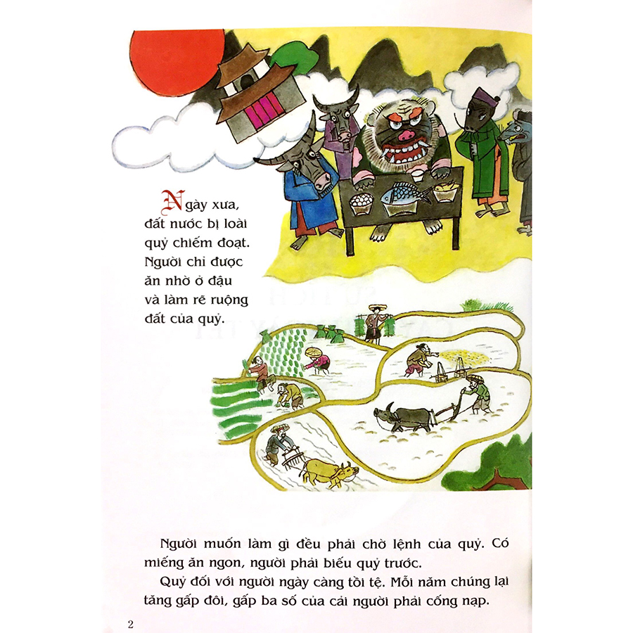 Tranh Truyện Dân Gian Việt Nam - Sự Tích Cây Nêu Ngày Tết