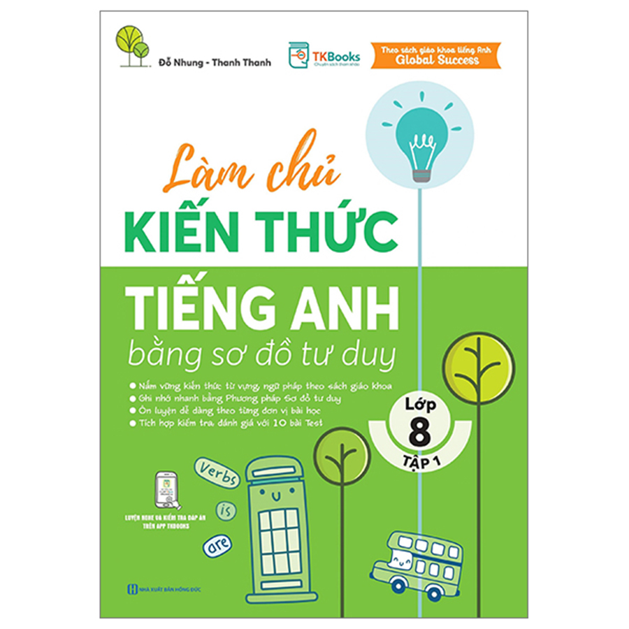 Làm Chủ Kiến Thức Tiếng Anh Bằng Sơ Đồ Tư Duy Lớp 8 Tập 1