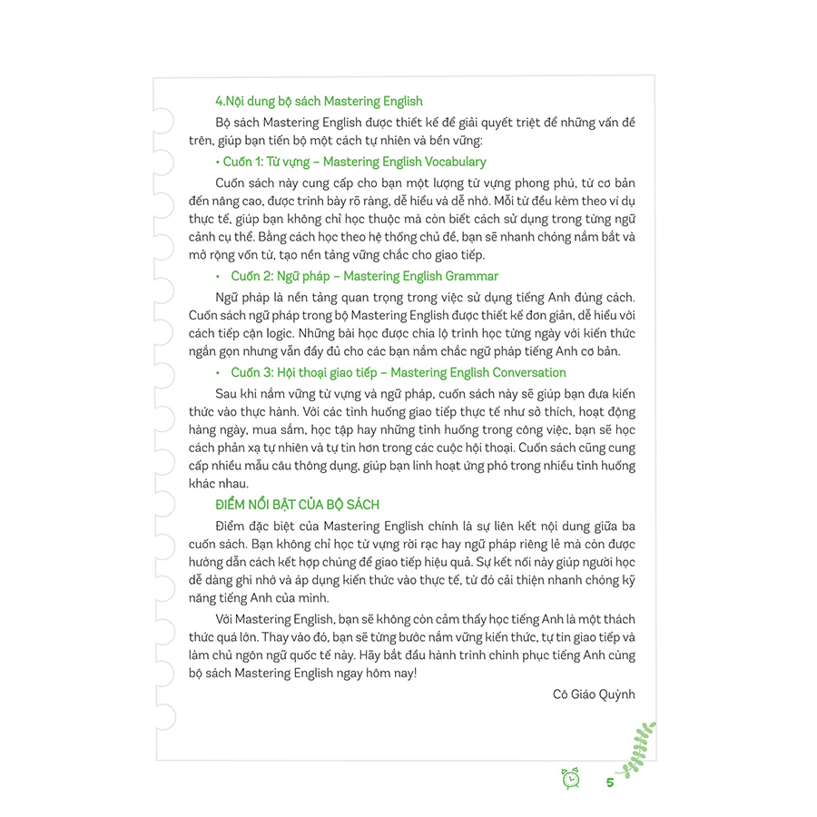 Mastering English Conversation - 180 Ngày Làm Chủ Giao Tiếp Tiếng Anh