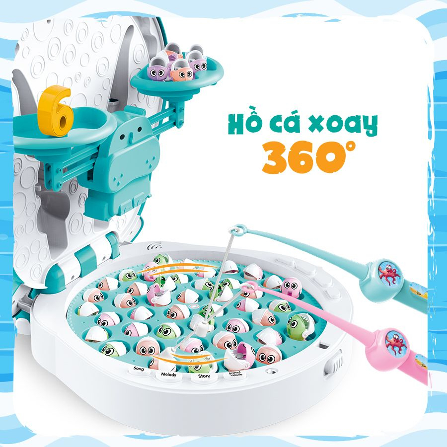 Đồ Chơi Câu Cá-Hà Mã Vui Học PAB026