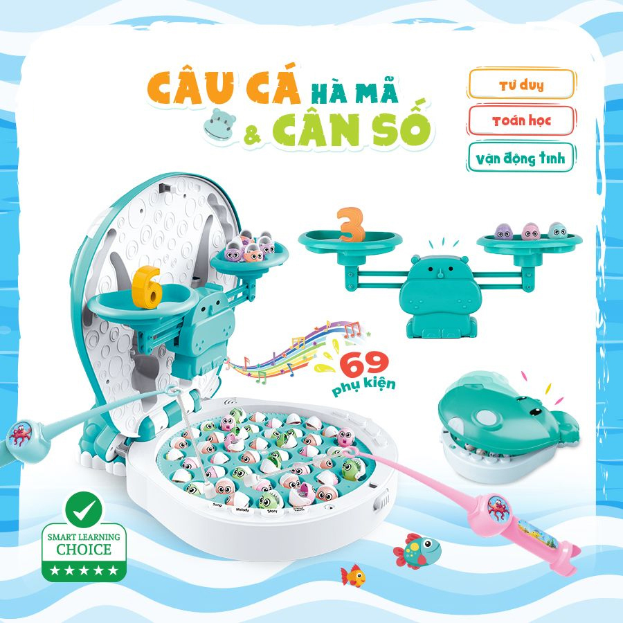 Đồ Chơi Câu Cá-Hà Mã Vui Học PAB026