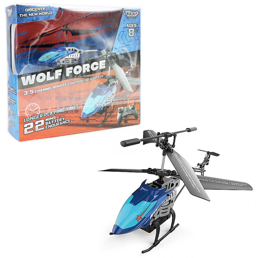 Đồ Chơi Trực thăng điều khiển từ xa WOLF FORCE VTF8/BLU