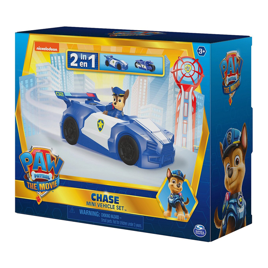 Đồ Chơi Xe Cảnh Sát Mini Paw Patrol The Movie - Chase 6060771