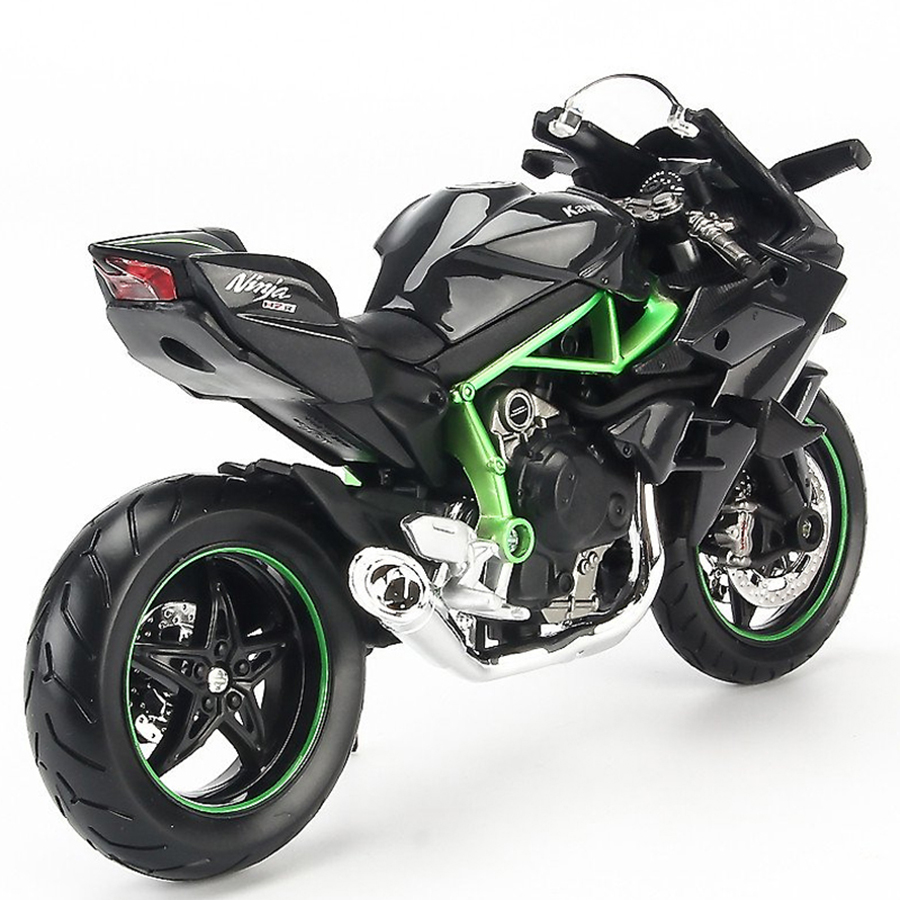 Đồ Chơi Mô Hình Xe Mô Tô Lắp Ráp Kawasaki Ninja H2TM R Tỉ Lệ 1:12 39198/MT39051AL