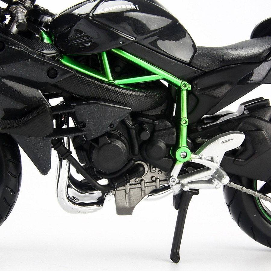 Đồ Chơi Mô Hình Xe Mô Tô Lắp Ráp Kawasaki Ninja H2TM R Tỉ Lệ 1:12 39198/MT39051AL