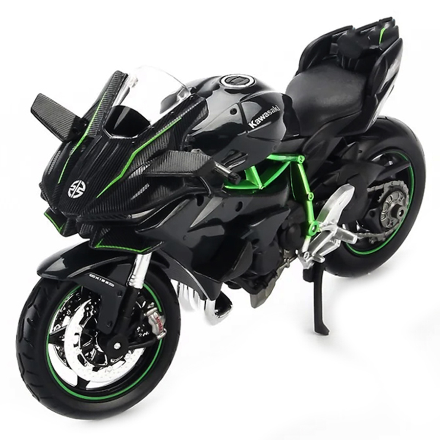 Đồ Chơi Mô Hình Xe Mô Tô Lắp Ráp Kawasaki Ninja H2TM R Tỉ Lệ 1:12 39198/MT39051AL