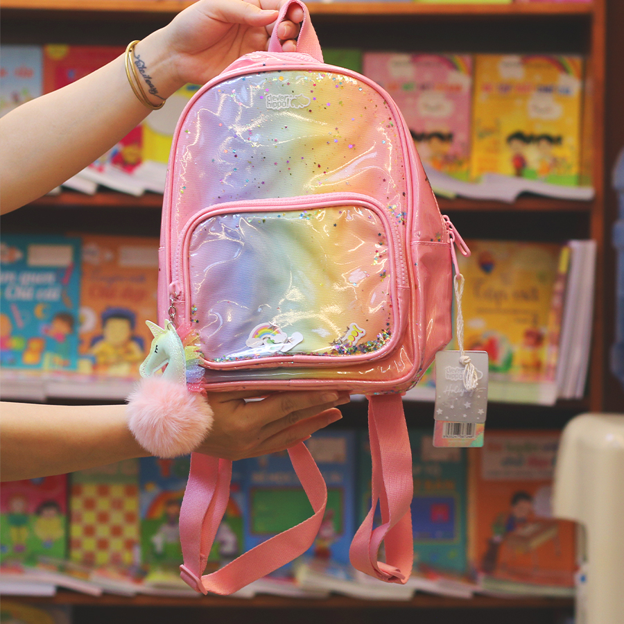 Ba Lô Clever Hippo Bh2201/Galaxy Rainbow - Glitter Galaxy