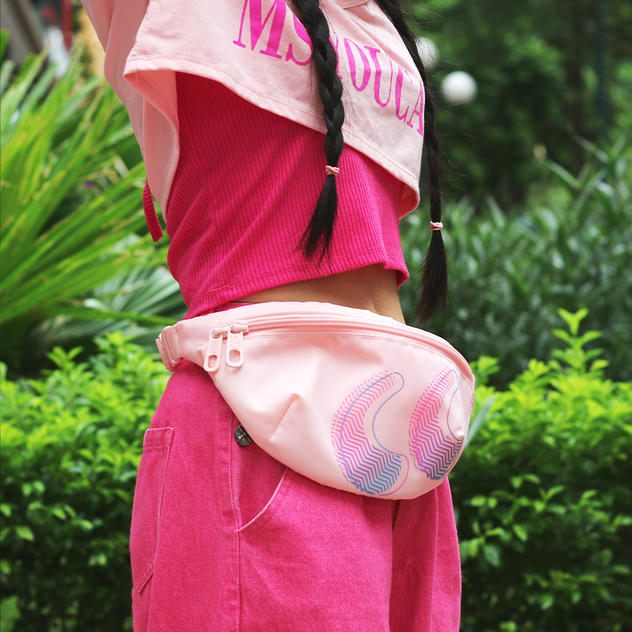 Túi Đeo Pinky Clever Hippo Hồng HI2202/PINK