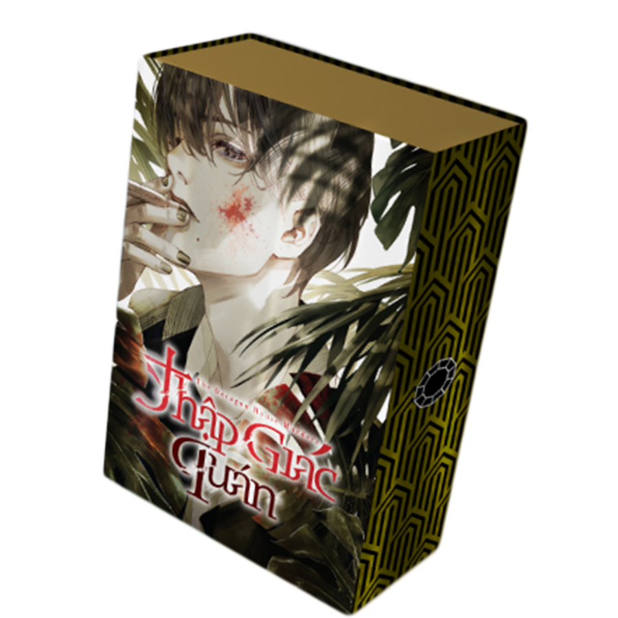Combo 5 Cuốn Thập Giác Quán - The Decagon House Murders Bản Đặc Biệt Tặng Kèm 5 Bìa Áo + 1 Boxset Nam Châm + 1 Card
