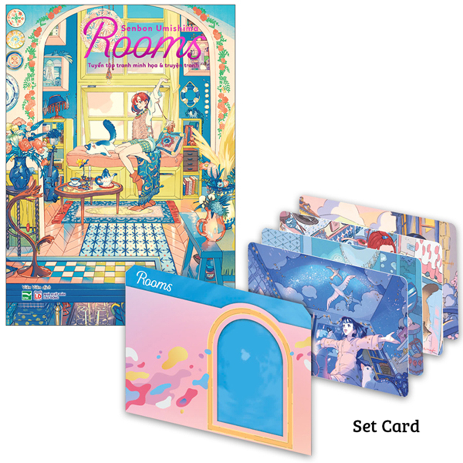 Rooms - Tuyển Tập Tranh Minh Họa & Truyện Tranh Của Senbon Umishima - Bản Đặc Biệt - Tặng Kèm Set Card