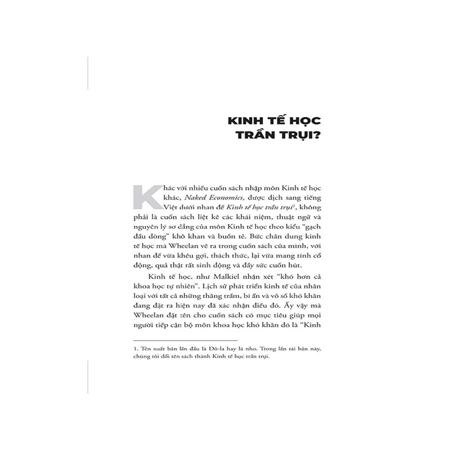 Kinh Tế Học Trần Trụi