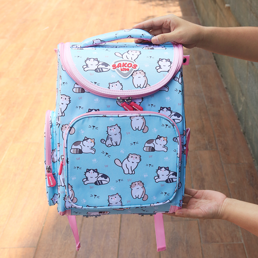 Ba Lô Học Sinh Sakos Kid Smarty (Lazy Cat)