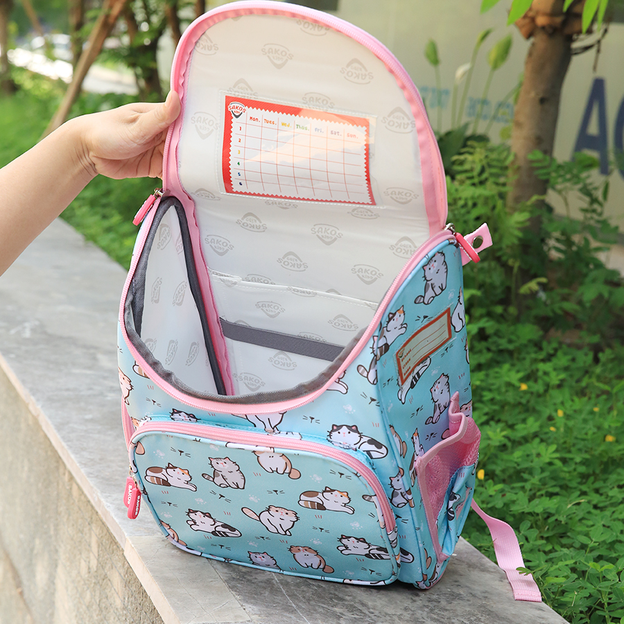 Ba Lô Học Sinh Sakos Kid Smarty (Lazy Cat)