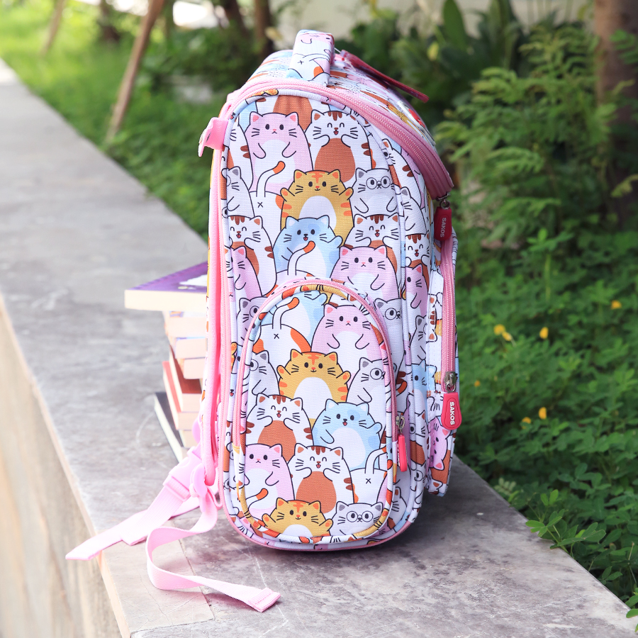 Ba Lô Học Sinh Sakos Kid Smarty (Cat Family)