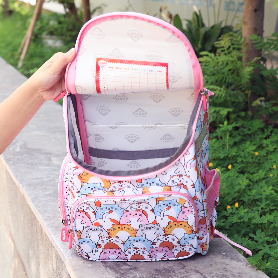 Ba Lô Học Sinh Sakos Kid Smarty (Cat Family)