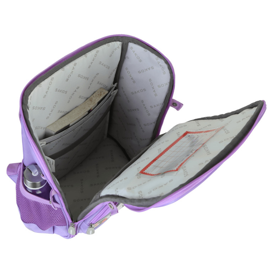 Ba Lô Học Sinh Sakos Kid Bingo - Lilac Bunny