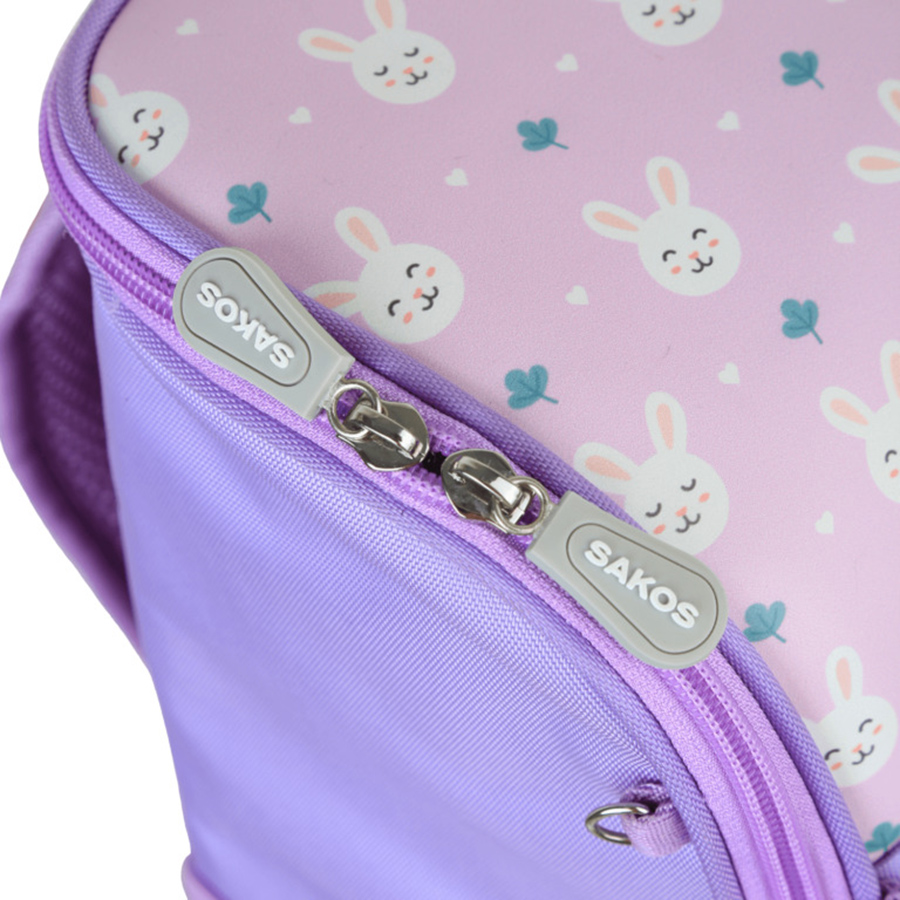 Ba Lô Học Sinh Sakos Kid Bingo - Lilac Bunny