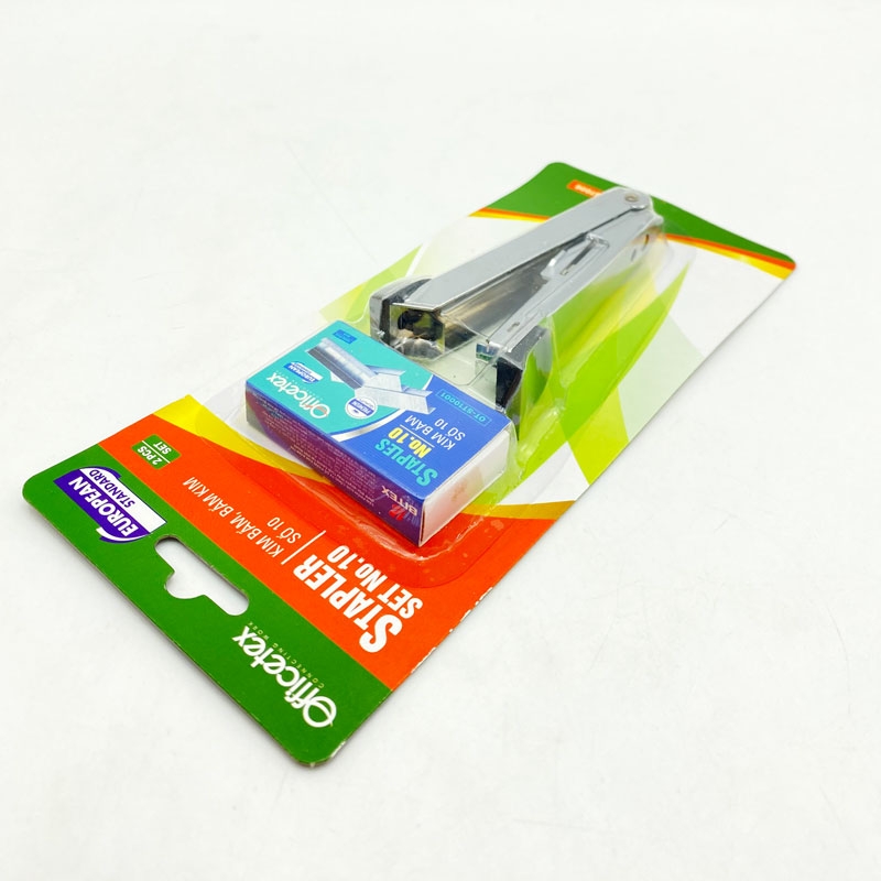 Combo Bấm Kim Officetex OT-CST006 (1 Bấm Kim, 1 Hộp Kim Bấm)