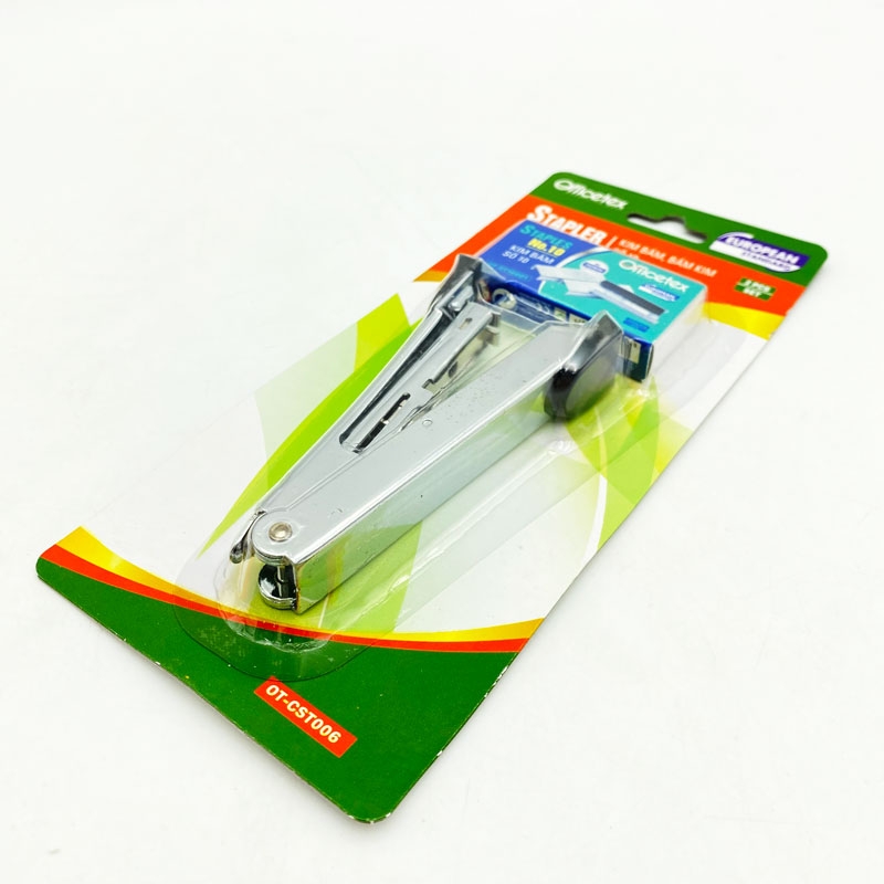 Combo Bấm Kim Officetex OT-CST006 (1 Bấm Kim, 1 Hộp Kim Bấm)
