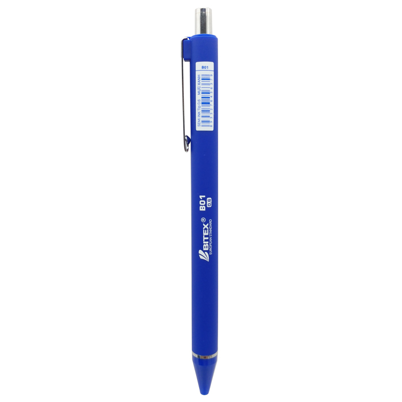 Bút Bi Bitex Semi Ink 0.6mm B-B01 Mực Xanh
