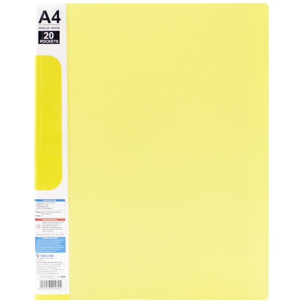 Bìa 20 Lá Flexoffice A4 FO-DB007