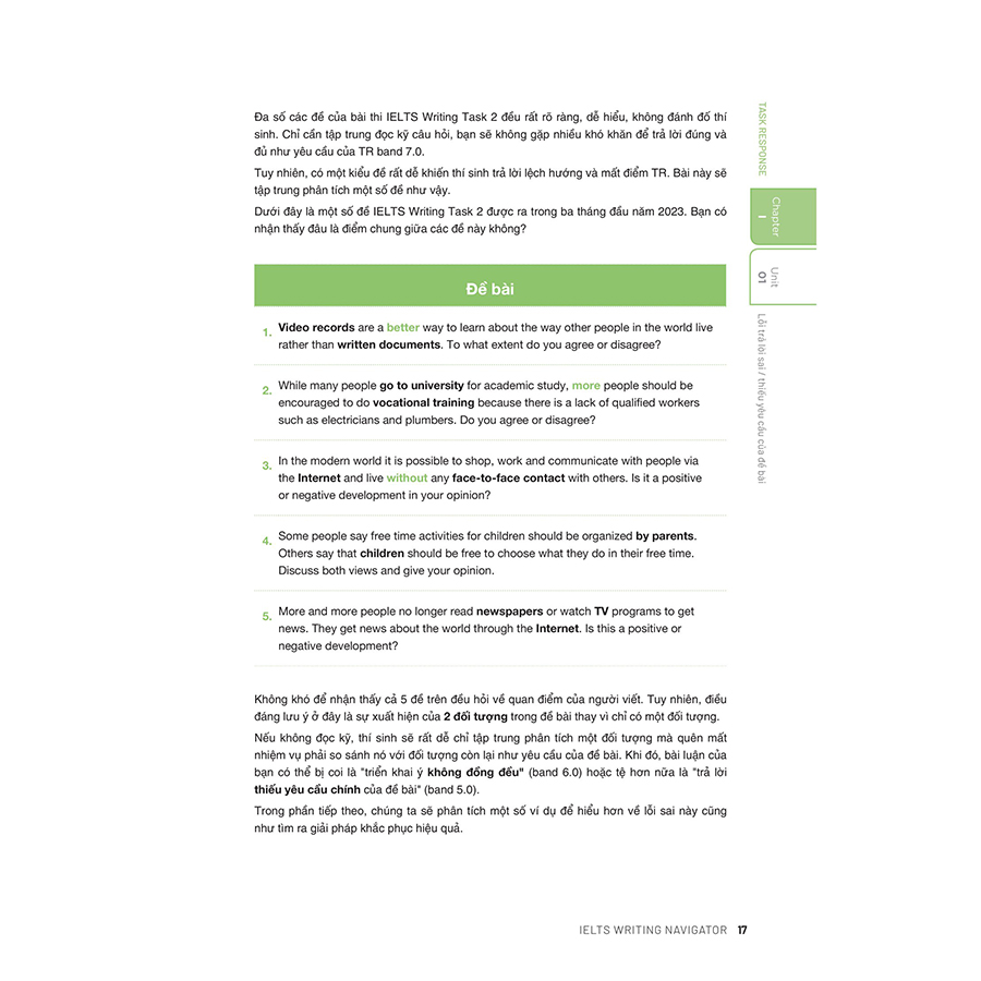 Ielts Writing Navigator