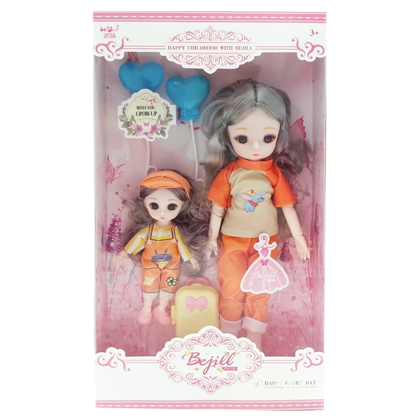 Bộ 2 Búp Bê Có Khớp Cử Động 1002