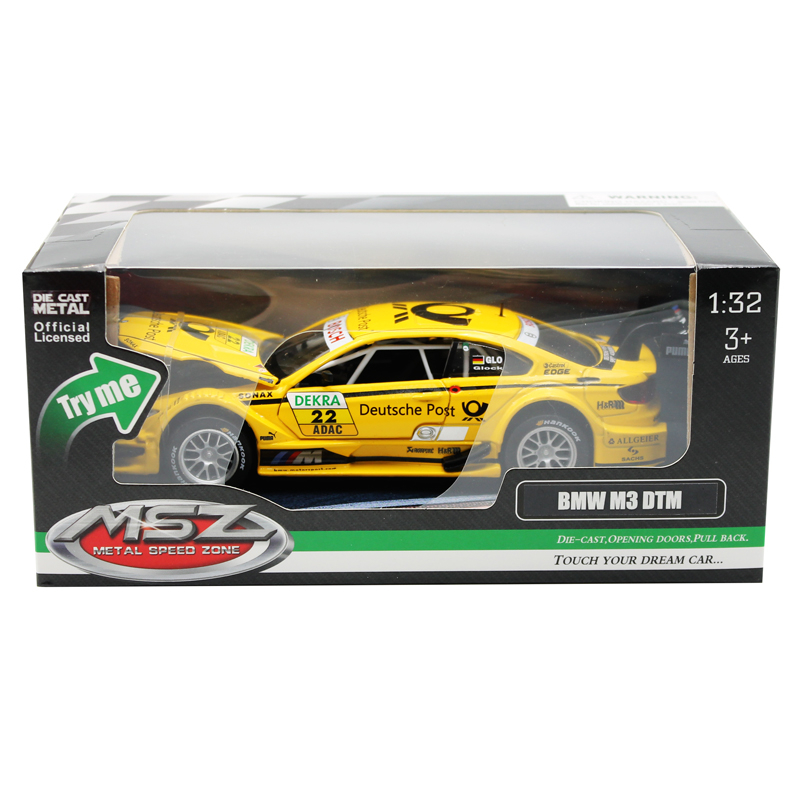 Mô Hình BMW M3 DTM Vàng 1:32 MSZ 4904
