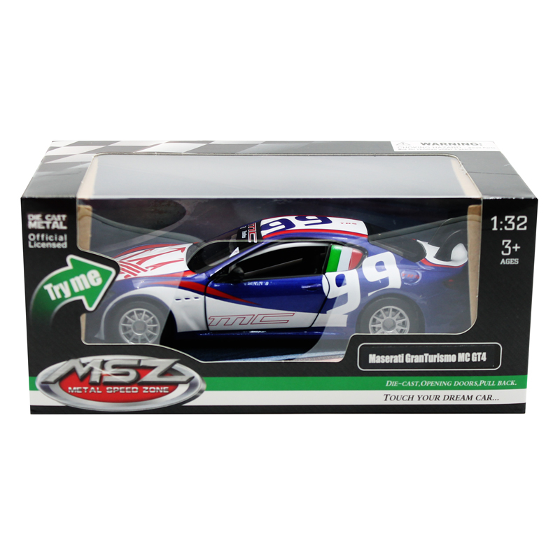 Mô Hình Maserati Gran Turismo MC GT4 Xanh 1:32 MSZ 4911