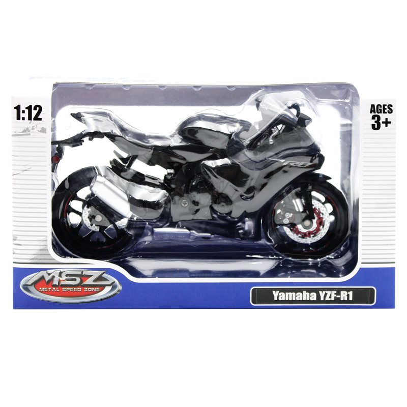 Mô Hình Xe Yamaha YZF-R1 Đen 1:12 Msz 4935